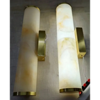 CYLINDRICAL NATURAL MARBLE LED WALL LIGHTS | CL5520017