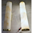 CYLINDRICAL NATURAL MARBLE LED WALL LIGHTS | CL5520017
