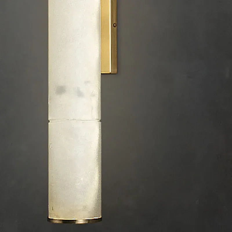 CYLINDRICAL NATURAL MARBLE LED WALL LIGHTS | CL5520017