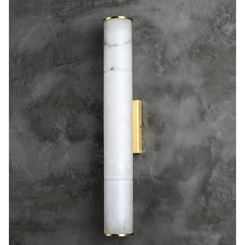 CYLINDRICAL NATURAL MARBLE LED WALL LIGHTS | CL5520017