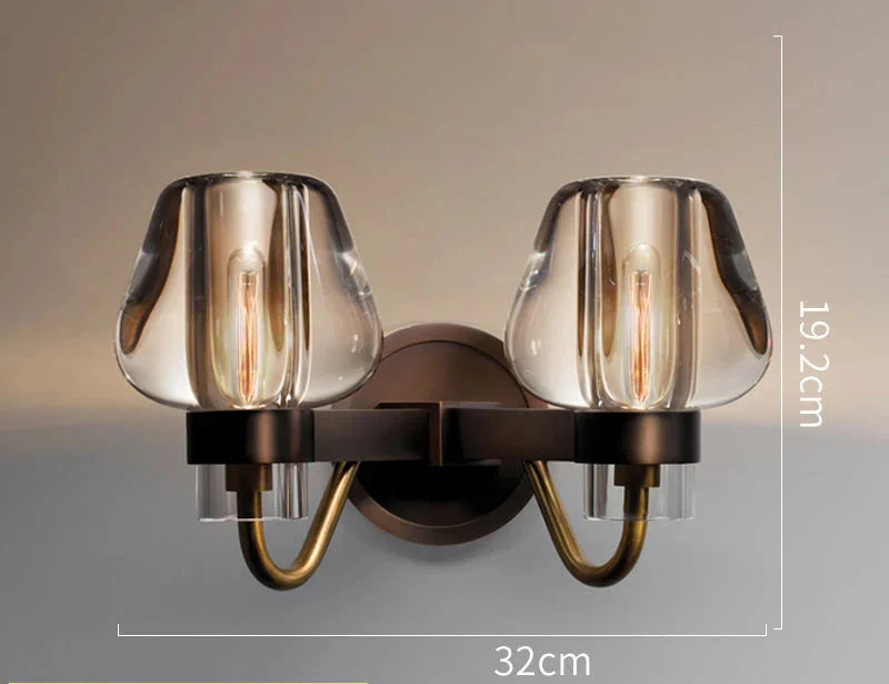 DOUBLE COPPER WALL SCONCES | CLBVB014B
