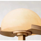 DOUBLE BRASS AND ALABASTER WALL SCONCES | CL0248CH