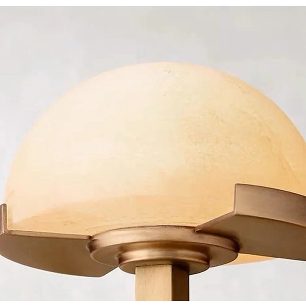 DOUBLE BRASS AND ALABASTER WALL SCONCES | CL0248CH