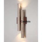 DOUBLE MARBLE AND GLASS WALL LAMP | CLGH8950