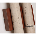 DOUBLE MARBLE AND GLASS WALL LAMP | CLGH8950