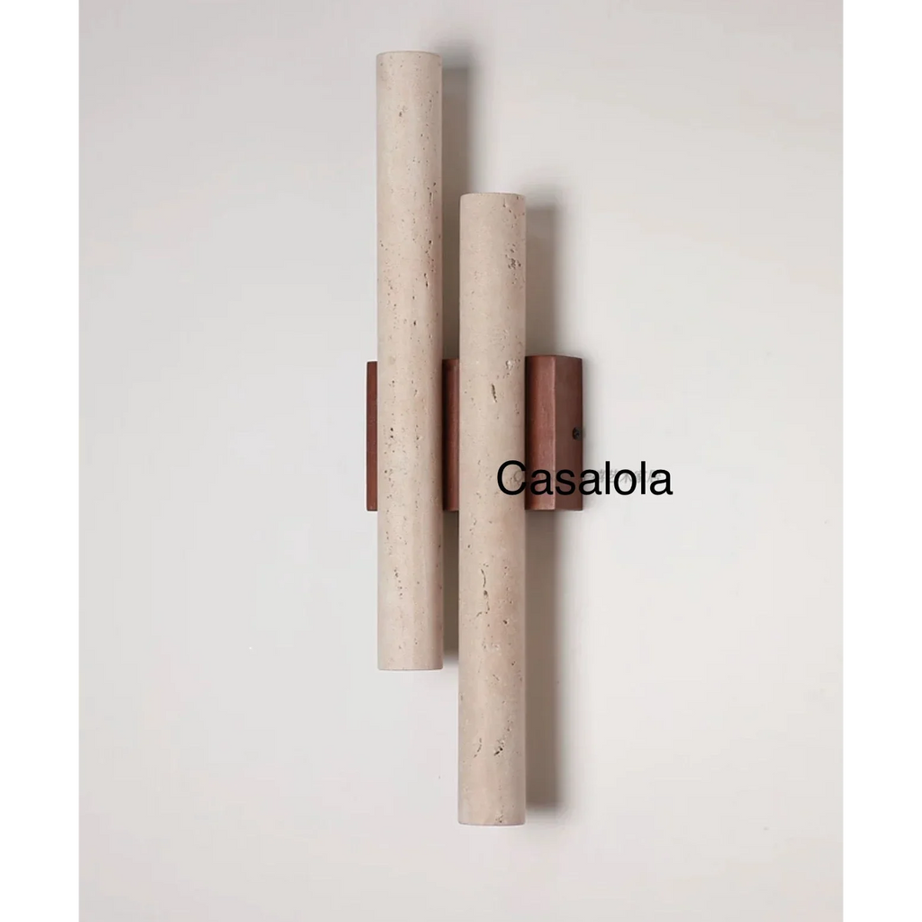 DOUBLE MARBLE AND GLASS WALL LAMP | CLGH8950