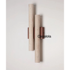 DOUBLE MARBLE AND GLASS WALL LAMP | CLGH8950