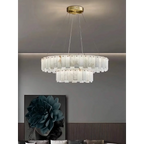 DOUBLE ROUND ALABASTER CHANDELIER | CLFRT05820