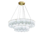 DOUBLE ROUND ALABASTER CHANDELIER | CLFRT05820