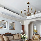 DOUBLE TWIST COPPER CHANDELIER - CL85072A