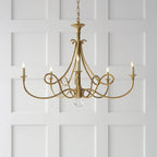 DOUBLE TWIST COPPER CHANDELIER - CL85072A