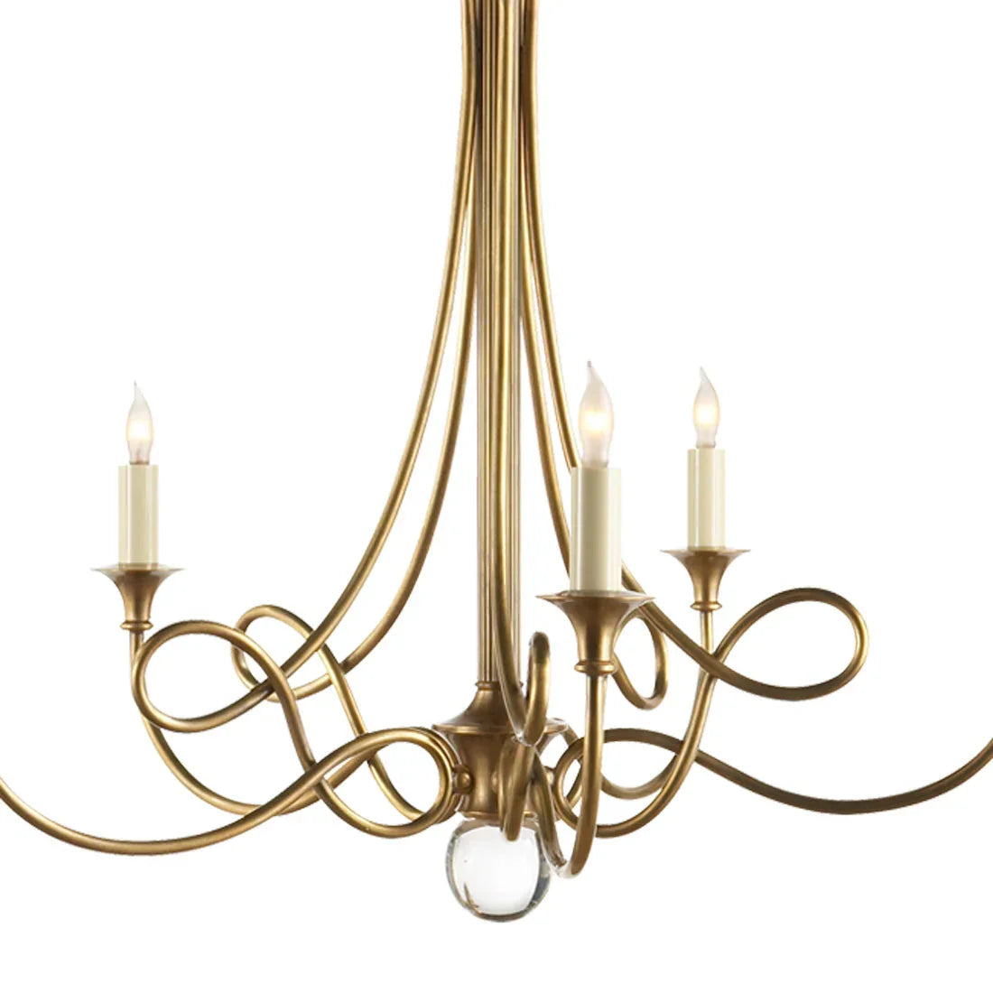 DOUBLE TWIST COPPER CHANDELIER - CL85072A