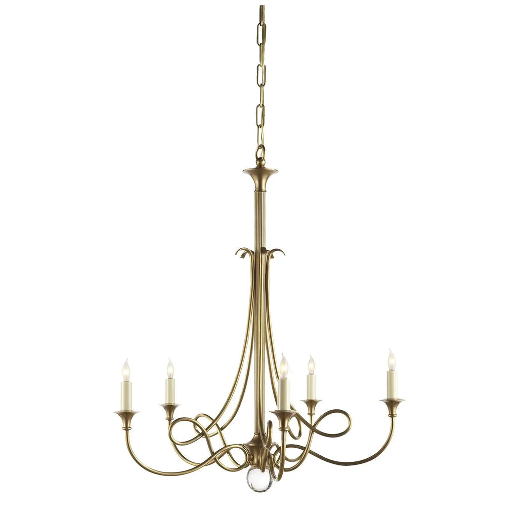 DOUBLE TWIST COPPER CHANDELIER - CL85072A
