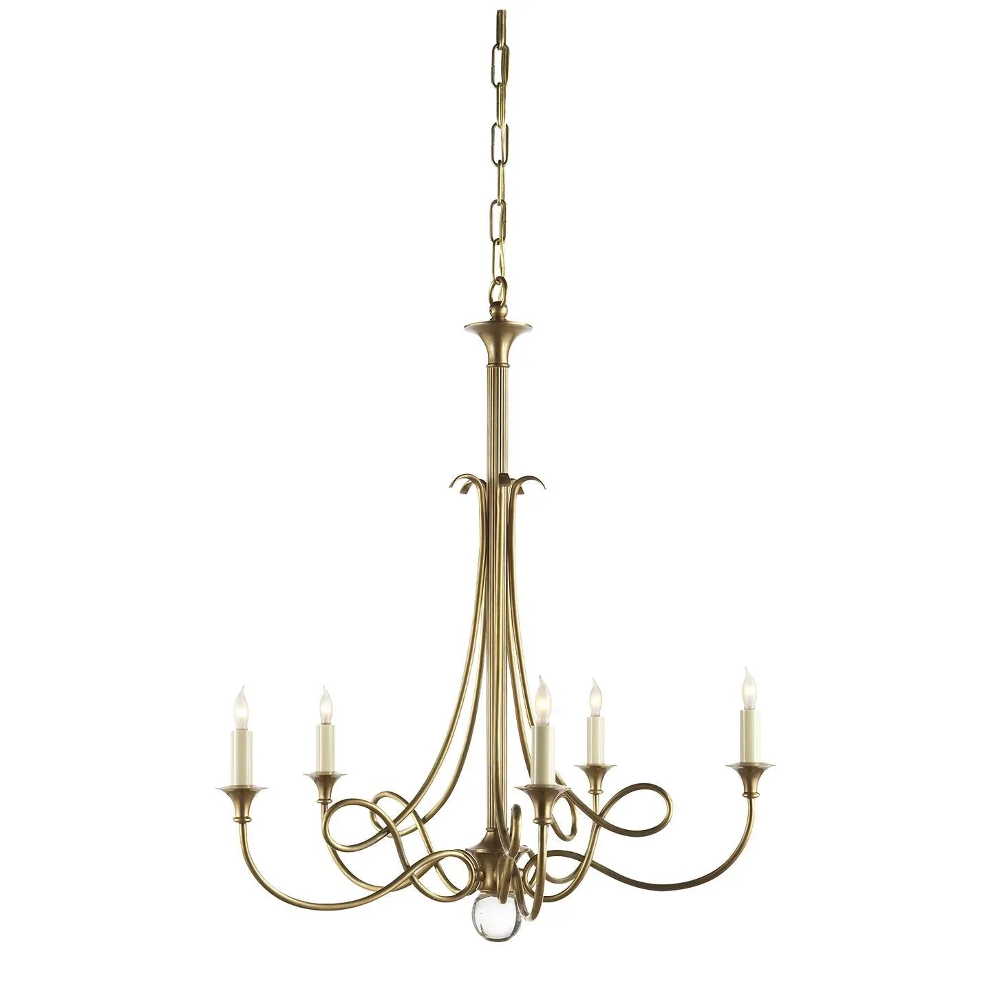 DOUBLE TWIST COPPER CHANDELIER - CL85072A