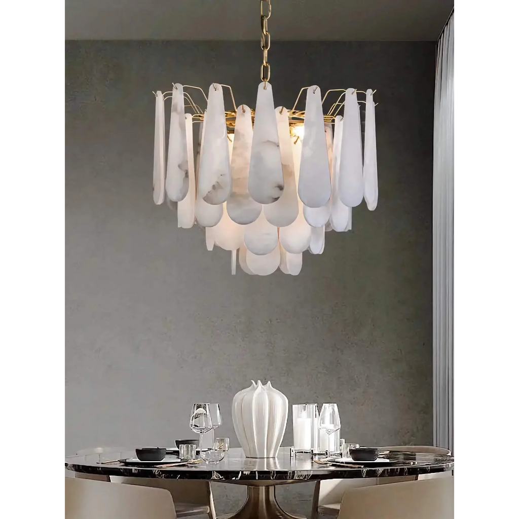 DROP ALABASTER CHANDELIER | CLXZ7410