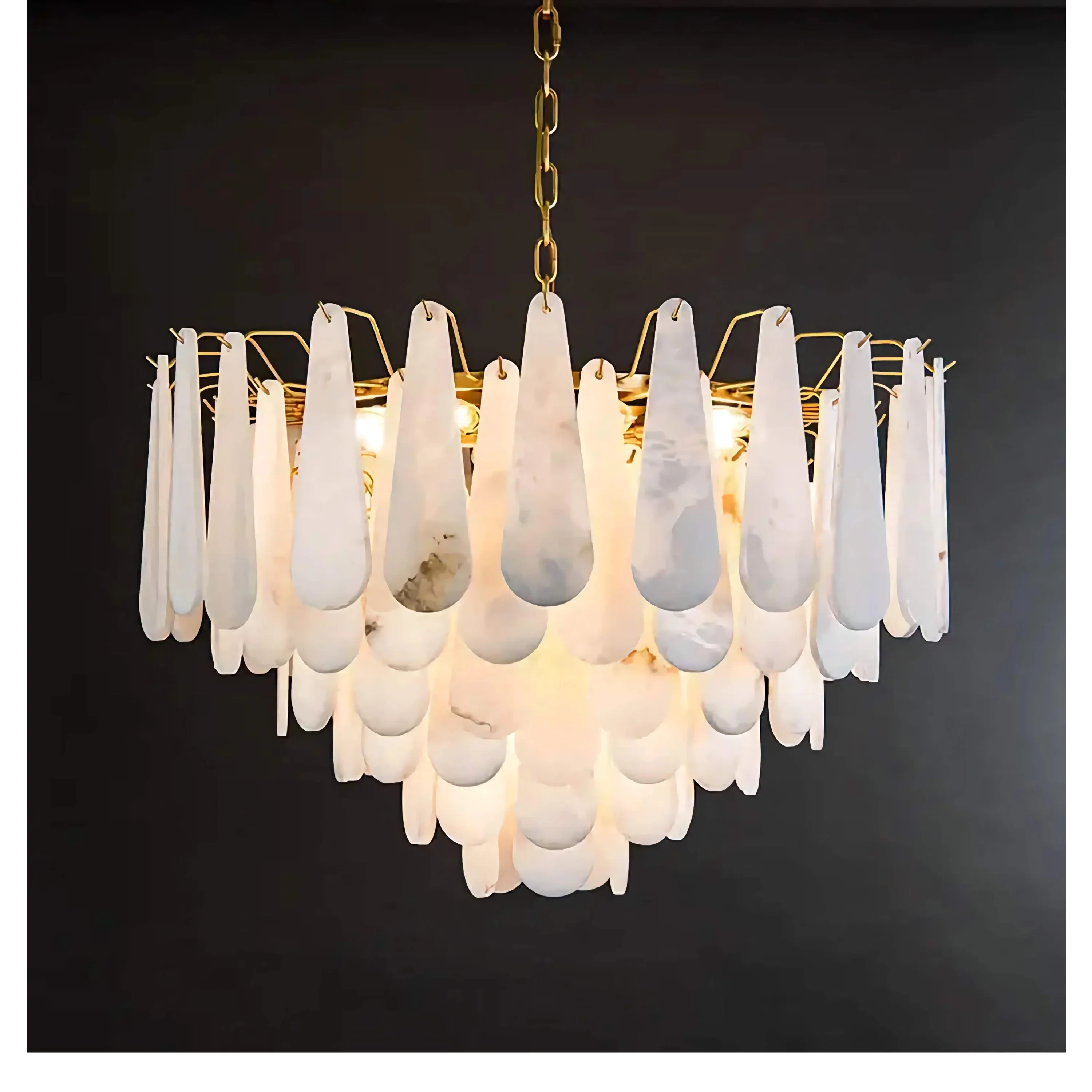 DROP ALABASTER CHANDELIER | CLXZ7410