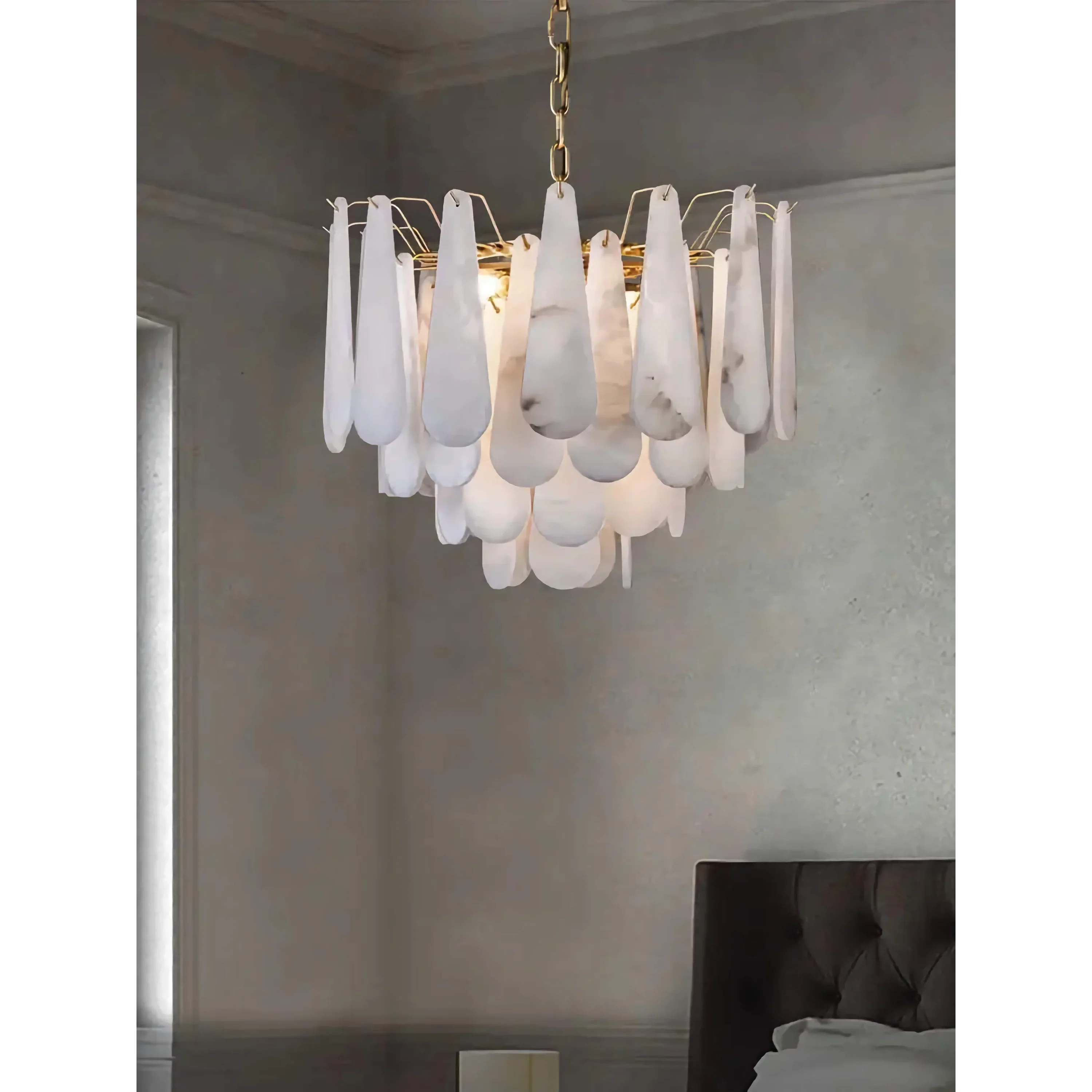 DROP ALABASTER CHANDELIER | CLXZ7410