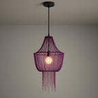 ECLECTIC PURPLE PENDANT CHANDELIER | CLMJ89500