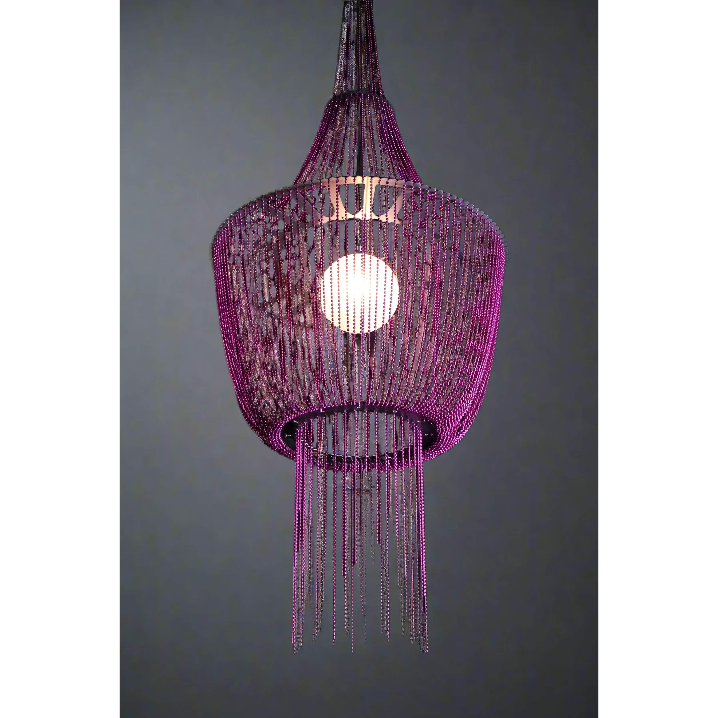 ECLECTIC PURPLE PENDANT CHANDELIER | CLMJ89500