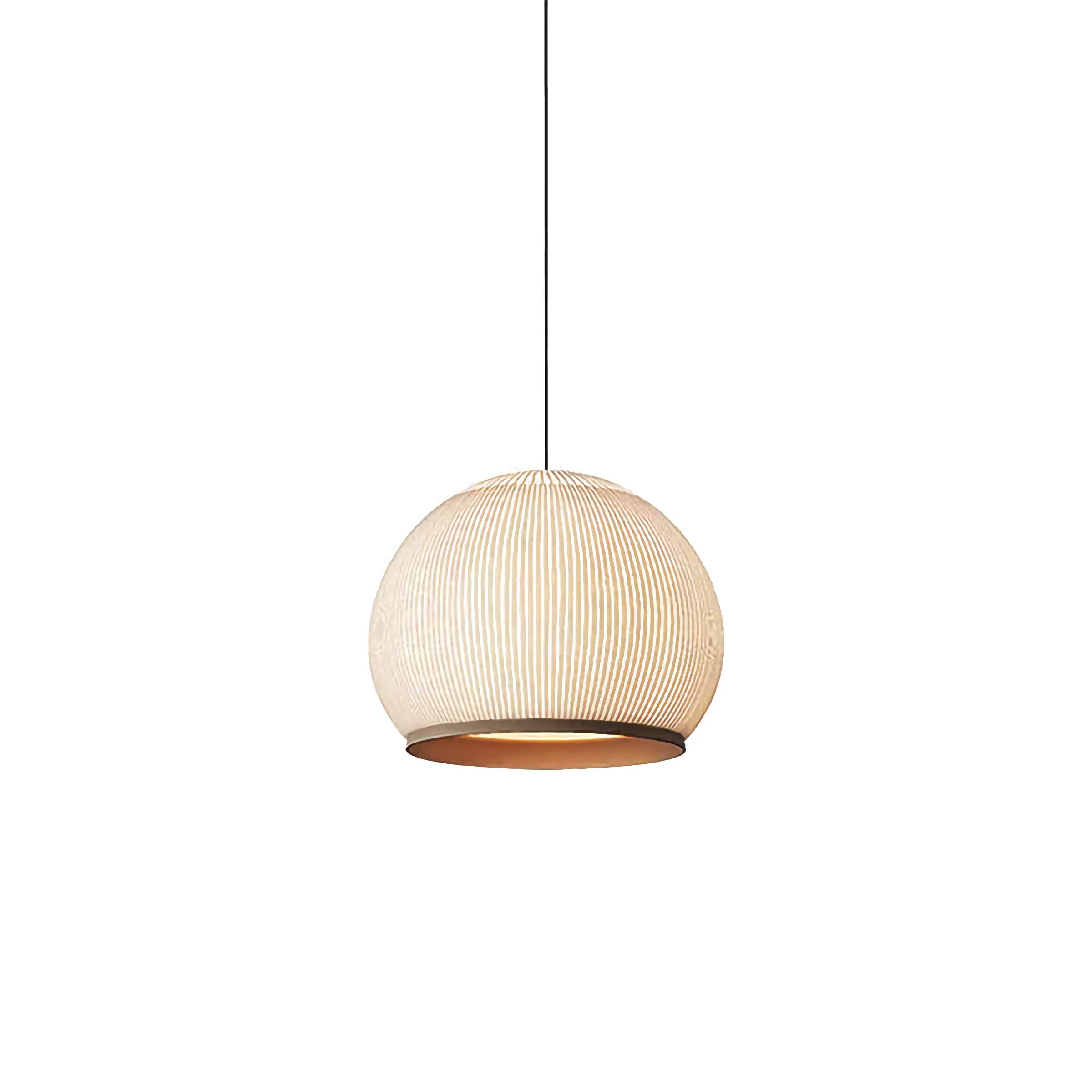 ECRU KNITTING FABRIC PENDANT LAMP