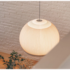 ECRU KNITTING FABRIC PENDANT LAMP