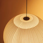 ECRU KNITTING FABRIC PENDANT LAMP