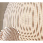 ECRU KNITTING FABRIC TABLE LAMP