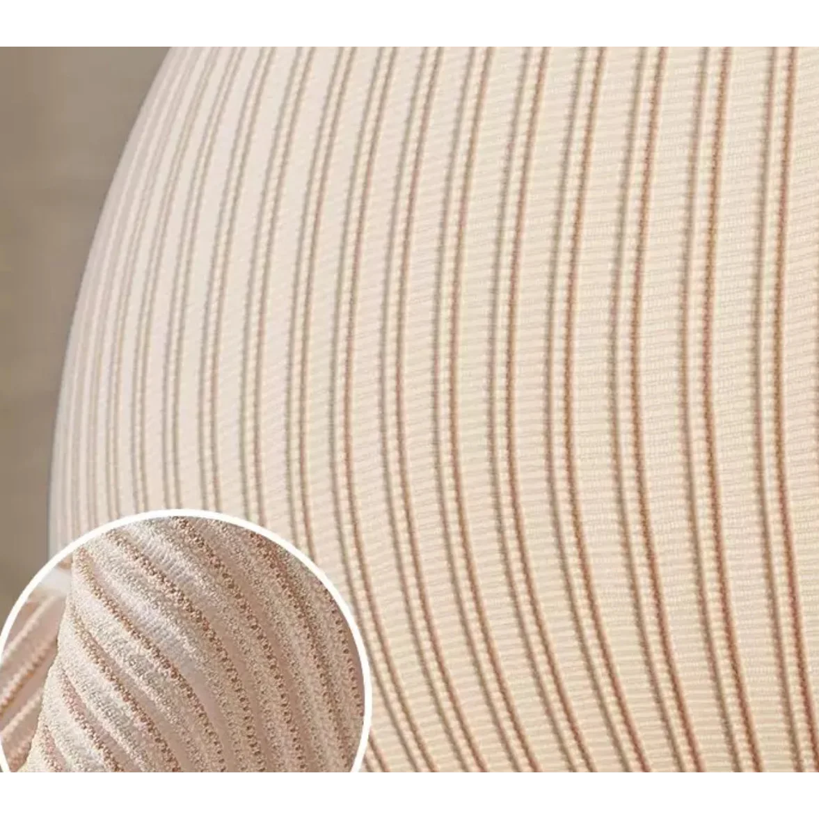 ECRU KNITTING FABRIC TABLE LAMP