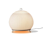ECRU KNITTING FABRIC TABLE LAMP