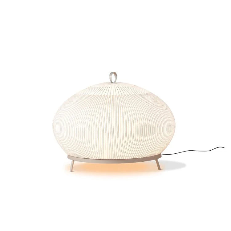 ECRU KNITTING FABRIC TABLE LAMP
