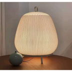 ECRU KNITTING FABRIC TABLE LAMP