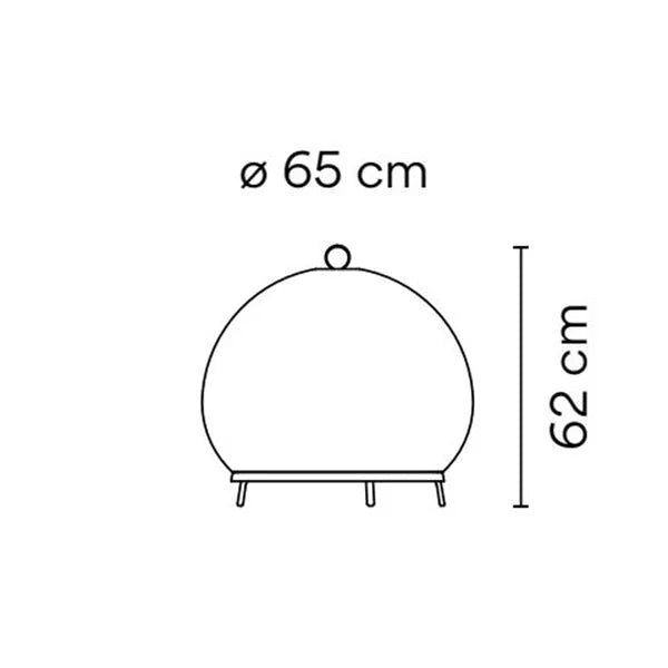 ECRU KNITTING FABRIC TABLE LAMP