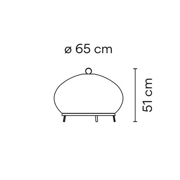 ECRU KNITTING FABRIC TABLE LAMP