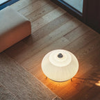 ECRU KNITTING FABRIC TABLE LAMP