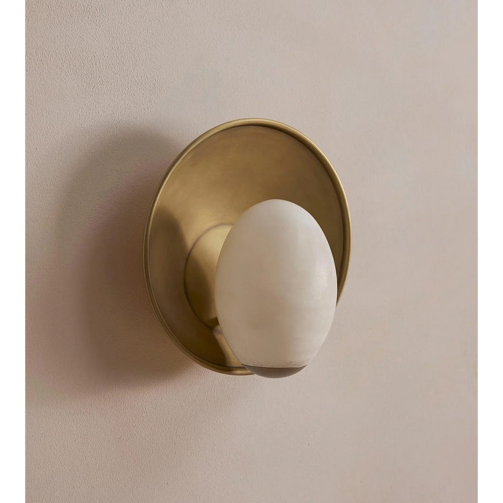 EGG ALABASTER SCONCES | DESIGN CLKA025