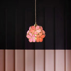 FLOWER GLASS COPPER PENDANT LIGHTING