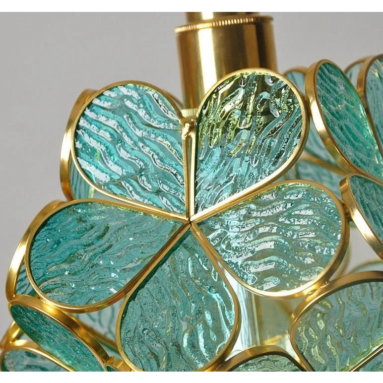 FLOWER GLASS COPPER PENDANT LIGHTING