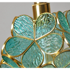 FLOWER GLASS COPPER PENDANT LIGHTING