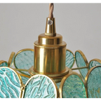FLOWER GLASS COPPER PENDANT LIGHTING