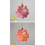 FLOWER GLASS COPPER PENDANT LIGHTING