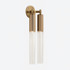 FLUME GOLD DOUBLE WALL LIGHTS | CLOL8563