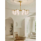 FLUTED GLASS CEILING CHANDELIER | CLFLUT024