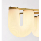 FLUTED GLASS CEILING CHANDELIER | CLFLUT024