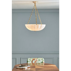 FROSTED GLASS BOWL CHANDELIER | CLVBG021