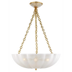 FROSTED GLASS BOWL CHANDELIER | CLVBG021