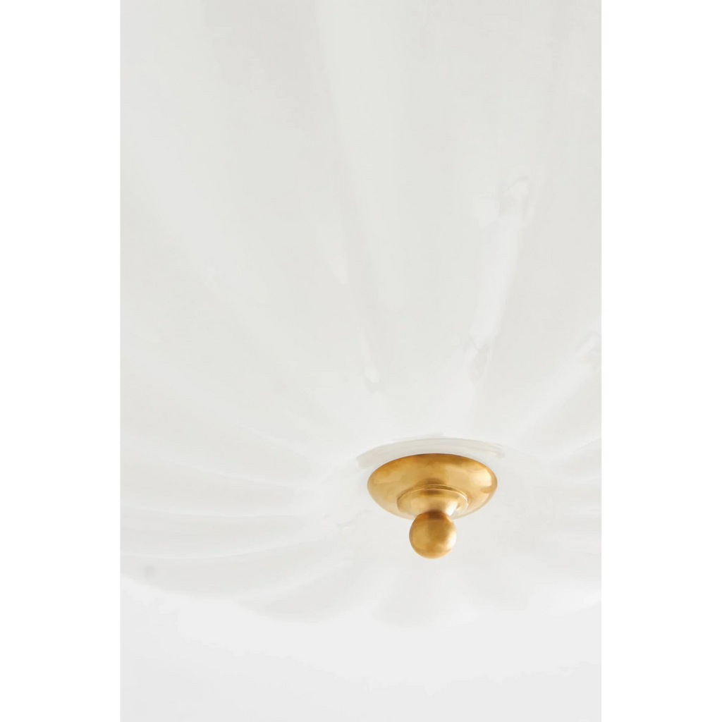 FROSTED GLASS BOWL SEMI-FLUSH MOUNT | CLVBG021SM