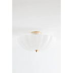FROSTED GLASS BOWL SEMI-FLUSH MOUNT | CLVBG021SM