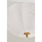 FROSTED GLASS BOWL SEMI-FLUSH MOUNT | CLVBG021SM