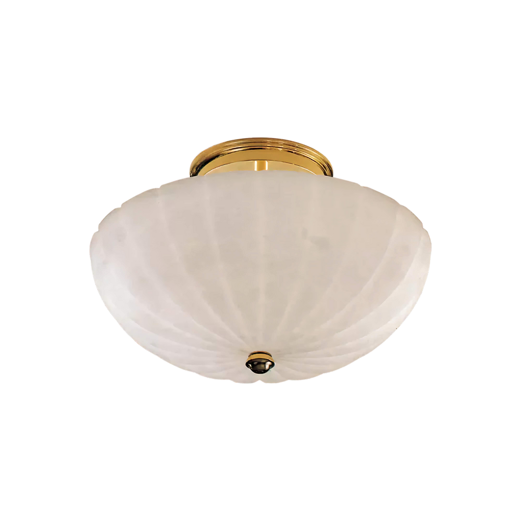 FROSTED GLASS BOWL SEMI-FLUSH MOUNT | CLVBG021SM