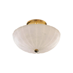 FROSTED GLASS BOWL SEMI-FLUSH MOUNT | CLVBG021SM